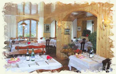 La sala da pranzo